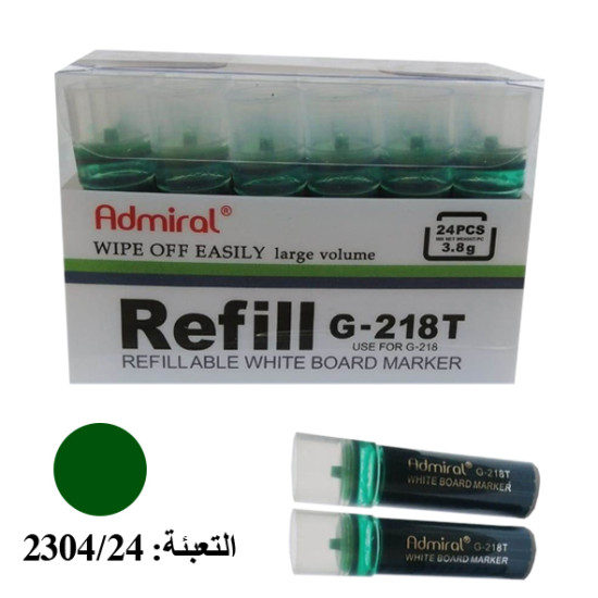 تعبئة قلم لوح أخضر Admiral